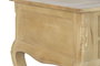 DKD Home Decor Escritorio Toscana Natural Blanco 133 x 68 x 75 cm con 5 Cajones