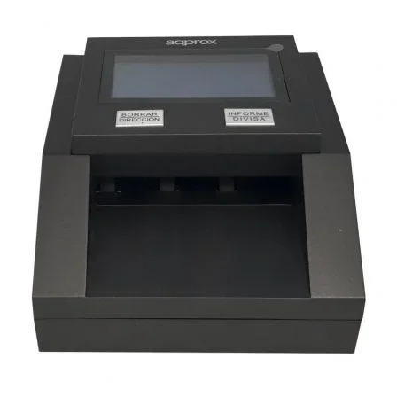 Approx Detector de Billetes Falsos appBILLDETECTOR Profesional con 7 Sistemas de Verificación: IR, Tinta Magnética, Marca de Agua