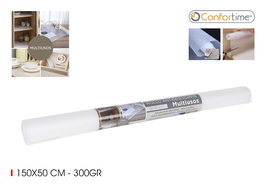 Confortime Rollo Antideslizante Transparente Eva, 50 cm x 150 cm, Material Confort para Suelos (18 Unidades)