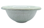 DKD Home Decor Bol de Gres Esmaltado Azul Celeste Jewel Green 25