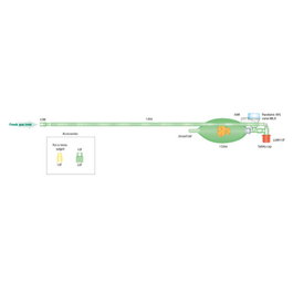 Intersurgical Circuito Respiratorio Pediátrico 15mm/10mm 1L 1,8m