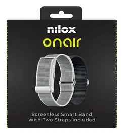 Nilox ONAIR Rastreador de Actividad Sin Pantalla Plata