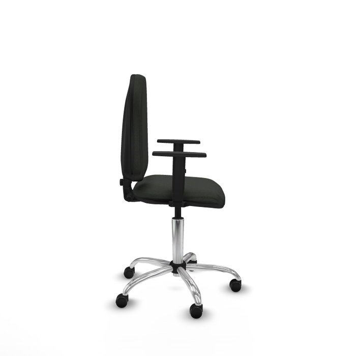 PIQUERAS Y CRESPO Silla de Oficina Aýna Negra con Brazos 1D PIQUERAS Y CRESPO Silla de Oficina Aýna Negra con Brazos 1D