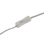 DKD Home Decor Lámpara de Sobremesa Moderna en Resina Blanco