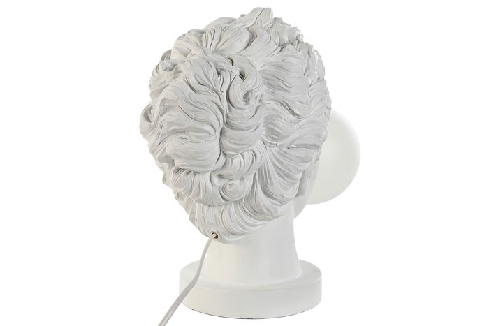 DKD Home Decor Lámpara Sobremesa Moderno Blanco 21 x 33 x 29 cm