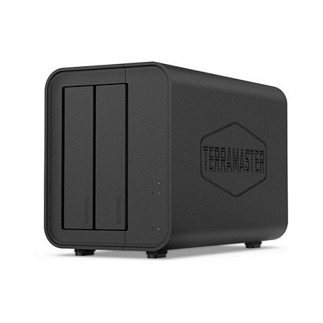TerraMaster D5 Hybrid - Enclosure de almacenamiento NAS/DAS de 5 bahías Diskless (2.5/3.5/M.2), USB-C 3.2 Gen 2, 10 Gb/s, RAID 0/1/JBOD, Hasta 68 TB, Soporte macOS/Windows/Linux