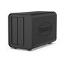 TerraMaster D5 Hybrid - Enclosure de almacenamiento NAS/DAS de 5 bahías Diskless (2.5/3.5/M.2), USB-C 3.2 Gen 2, 10 Gb/s, RAID 0/1/JBOD, Hasta 68 TB, Soporte macOS/Windows/Linux