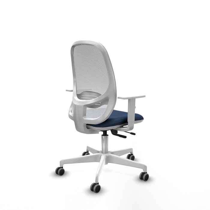 PIQUERAS Y CRESPO Silla de oficina Cilanco Azul marino y Blanco PIQUERAS Y CRESPO Silla de oficina Cilanco Azul marino y Blanco
