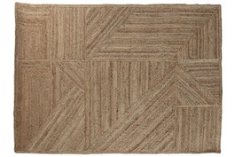 DKD Home Decor Alfombra de Yute Natural 160x230 cm Antideslizante