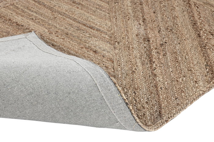 DKD Home Decor Alfombra de Yute Natural 160x230 cm Antideslizante