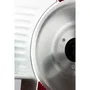 Domo DO522S Rebanadora eléctrica 200W, Hoja de Acero Inoxidable 22 cm, Ajuste Grosor 0-15mm, para Pan Queso Carne, Roja