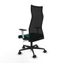 PIQUERAS Y CRESPO Sillón Albacete Mecanismo Sincro Verde botella/Negro