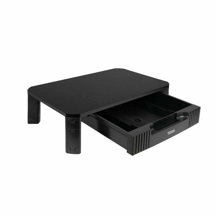 Tooq Soporte Elevador Multiusos TQMMPD02 con Cajón Negro Tooq Soporte Elevador Multiusos TQMMPD02 con Cajón Negro