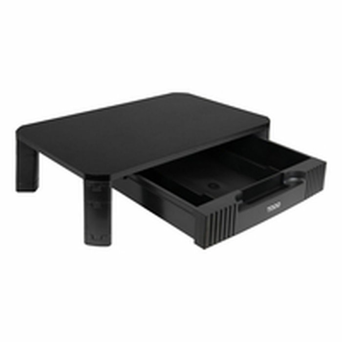 Tooq Soporte Elevador Multiusos TQMMPD02 con Cajón Negro Tooq Soporte Elevador Multiusos TQMMPD02 con Cajón Negro