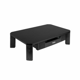 Tooq Soporte Elevador Multiusos con Cajón Negro TQMMPD02