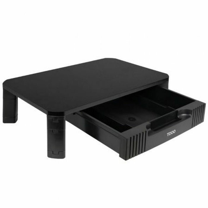 Tooq Soporte Elevador Multiusos TQMMPD02 con Cajón Negro Tooq Soporte Elevador Multiusos TQMMPD02 con Cajón Negro