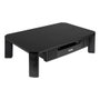 TooQ Soporte Multiusos TQMMPD02 para Monitor/Portátil Elevador Regulable Negro Hasta 20kg