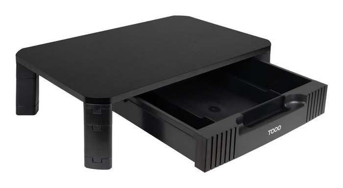 TooQ Soporte Multiusos TQMMPD02 para Monitor/Portátil Elevador Regulable Negro Hasta 20kg TooQ Soporte Multiusos TQMMPD02 para Monitor/Portátil Elevador Regulable Negro Hasta 20kg