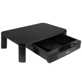TooQ Soporte Multiusos TQMMPD02 para Monitor/Portátil Elevador Regulable Negro Hasta 20kg