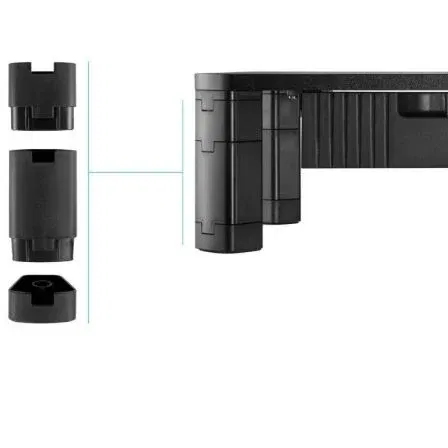 TooQ Soporte Multiusos TQMMPD02 para Monitor/Portátil Elevador Regulable Negro Hasta 20kg