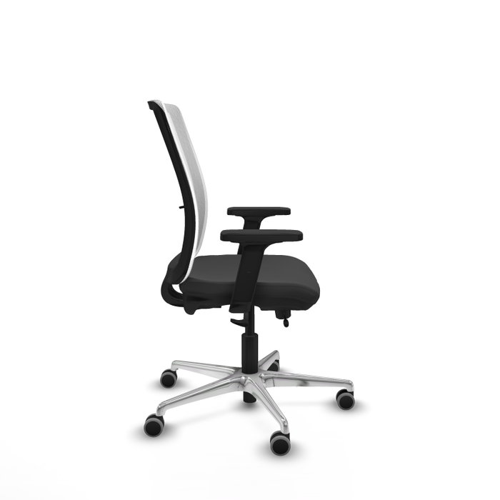 PIQUERAS Y CRESPO Silla de oficina Haches Gris oscuro y Blanco