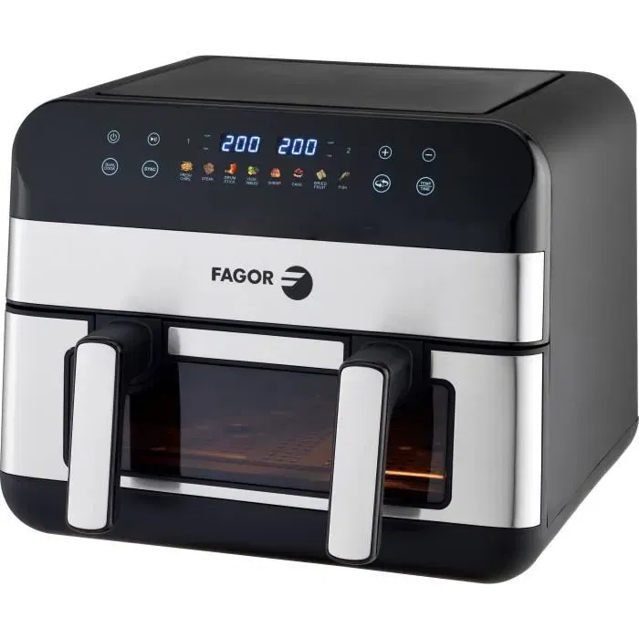 Fagor Freidora sin Aceite Airfryer FGF10 10L 2400W FAG3508510106368 Pantalla Táctil 8 Modos Pregrabados Gran Depósito Cocción Fagor Freidora sin Aceite Airfryer FGF10 10L 2400W FAG3508510106368 Pantalla Táctil 8 Modos Pregrabados Gran Depósito Cocción