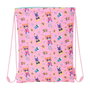 Bolsa Mochila con Cuerdas SuperKitties Rosa Turquesa 26 x 34 x 1 cm