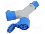 GOOBAY Divisor de potencia de 2 tomas, 16A, IP44