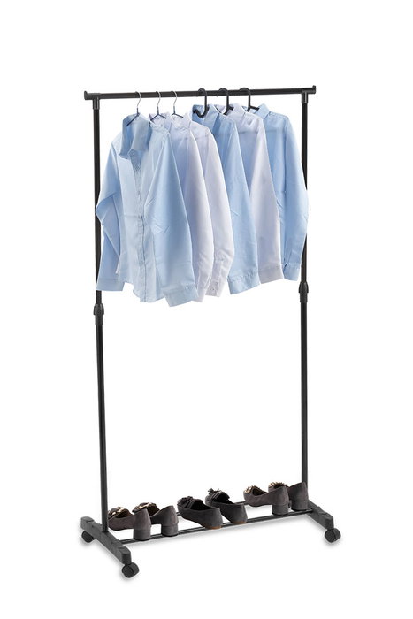 Confortime Perchero de Acero al Carbono, Dimensiones 80 x 43 x 90-160 cm, Ancho 13.3 cm, Alto 5.3 cm, Largo 76.5 cm, Peso 6.84 kg (6 Unidades)