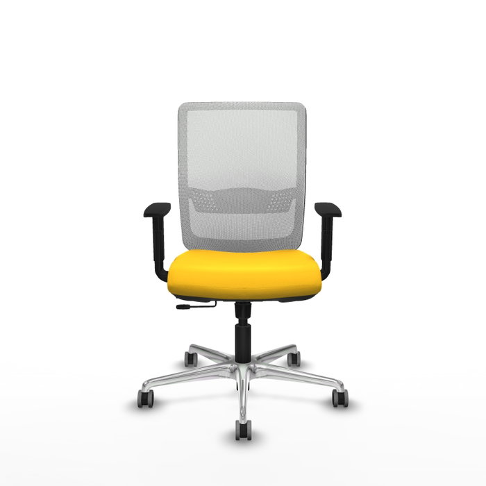 PIQUERAS Y CRESPO Silla de oficina Haches Amarillo y Blanco PIQUERAS Y CRESPO Silla de oficina Haches Amarillo y Blanco