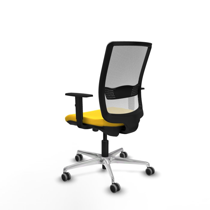 PIQUERAS Y CRESPO Silla de oficina Haches Amarillo y Blanco PIQUERAS Y CRESPO Silla de oficina Haches Amarillo y Blanco