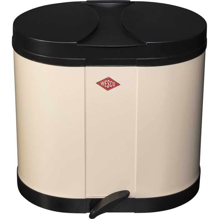 Wesco Eco-Double Bin Beta almond Wesco Eco-Double Bin Beta almond