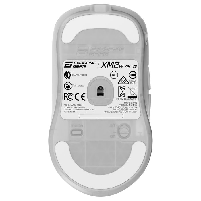 Endgame Gear XM2w 4k v2 Gaming Mouse - White Frost