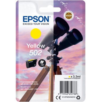 Epson 502 Cartucho de Tinta Amarillo Epson 502 Cartucho de Tinta Amarillo