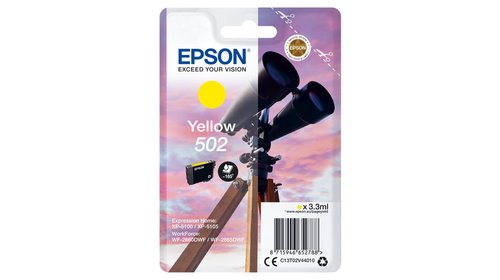 Epson 502 Cartucho de Tinta Amarillo Epson 502 Cartucho de Tinta Amarillo