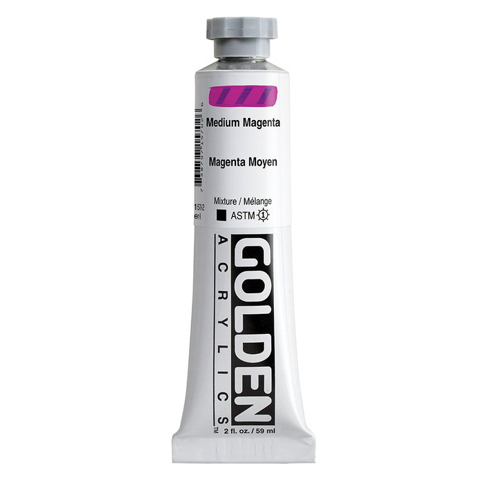 Golden Heavy Body Acrílico Magenta Medio 59 ml Golden Heavy Body Acrílico Magenta Medio 59 ml