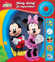 PI KIDS, ¡DING, DONG! ¡EL REPARTIDOR! LIBRO CON TIMBRE MICKEY - LA CASA DE MICKEY MOUSE