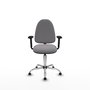 PIQUERAS Y CRESPO Silla de oficina Aýna Gris con Brazos 2D