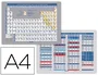 Tabla Periodica De Elementos Edigol Impresa A Doble Cara Plastificada Din A4 5 unidades