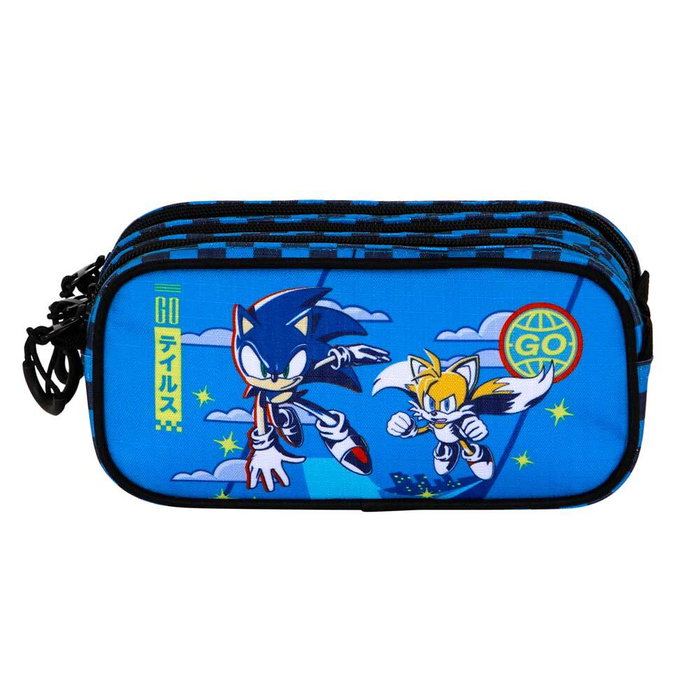 Sonic The Hedgehog Estuche Portatodo Trick FAN 2.2 Go Azul Sonic The Hedgehog Estuche Portatodo Trick FAN 2.2 Go Azul