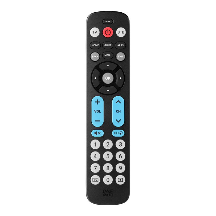 One For All Big Button Remote Universal URC6821 Negro One For All Big Button Remote Universal URC6821 Negro