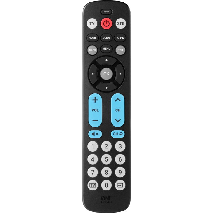 One For All Big Button Remote Universal URC6821 Negro One For All Big Button Remote Universal URC6821 Negro