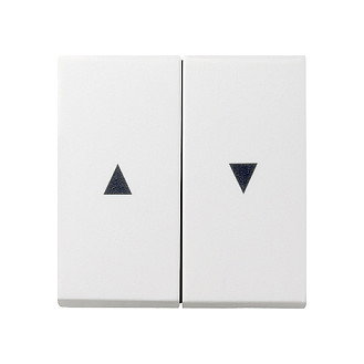 GIRA 029403 Interruptor de persiana con indicador de flecha System 55 Blanco GIRA 029403 Interruptor de persiana con indicador de flecha System 55 Blanco