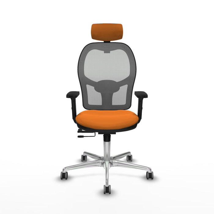PIQUERAS Y CRESPO Silla de oficina Jorquera Naranja y Gris PIQUERAS Y CRESPO Silla de oficina Jorquera Naranja y Gris