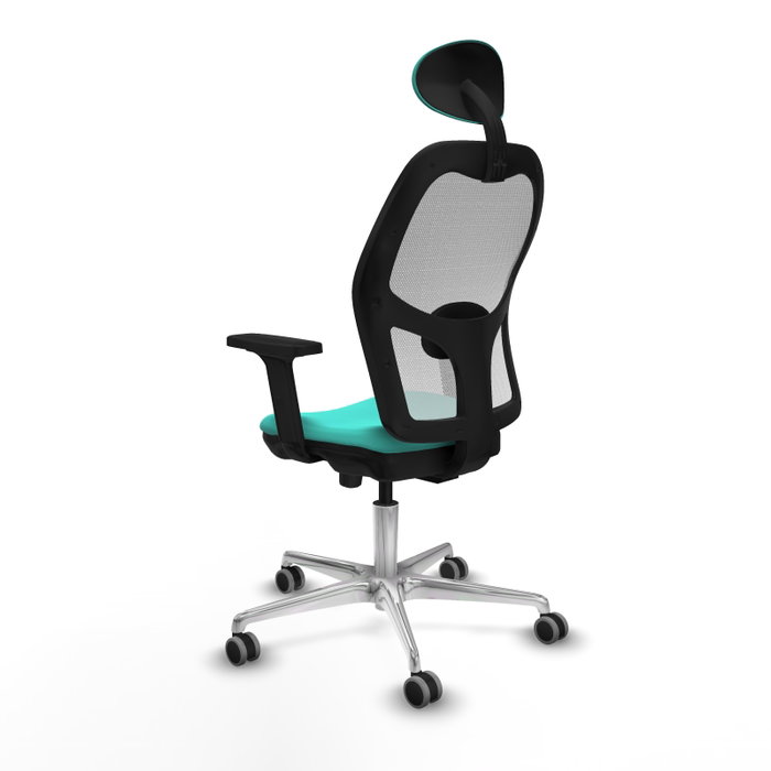 PIQUERAS Y CRESPO Silla de Oficina Jorquera Turquesa y Blanco PIQUERAS Y CRESPO Silla de Oficina Jorquera Turquesa y Blanco