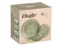 VIVALTO Vajilla de Vidrio 18 Piezas Verde