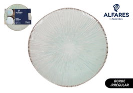 Alfares Pack de 2 Platos Llanos Mediterráneo 26cm
