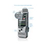 Philips DPM 6000/02 Grabadora de Voz Digital, Memoria SD/SDHC, Pantalla TFT 2.4", 30h Batería, Negro/Plata