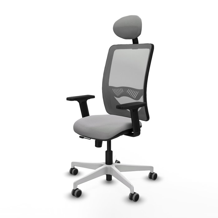 PIQUERAS Y CRESPO Silla de oficina Zulema Gris con mecanismo Sincro/Traslack PIQUERAS Y CRESPO Silla de oficina Zulema Gris con mecanismo Sincro/Traslack