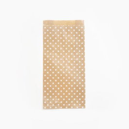Bolsa De Papel Clairefontaine Kraft Decorado S/Asas 16X30X5 Cm Estrellas Pack De 50